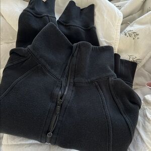 Lululemon SCUBA Black Half-Zip Pullover